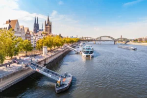 Book a panoramic boat tour through the River Rhine